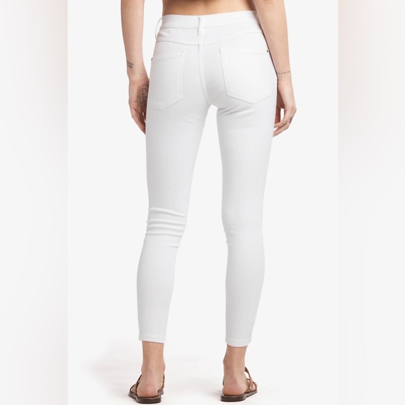 💛HOST PICK 💛LOLË💛 White Stretch Skinny Jeans / NWT / Size 26 - Picture 3 of 6